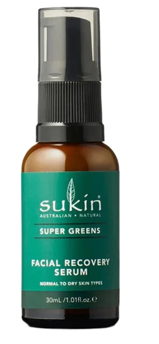 Sukin Super Greens  Facial Recovery Serum 1.01 ounce