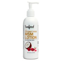 Sunfood Superfood -  MSM Lotion, Coconut Rose 8fl.oz