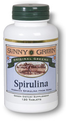 Sunny Green - Spirulina 500mg 120 Tab