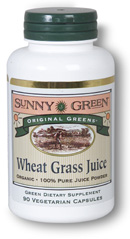 Sunny Green - Wheat Grass Juice Capsules 1000mg 90 Vcp-UNAVAILABLE