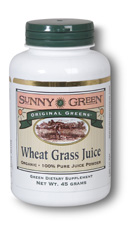 Sunny Green - Wheat Grass Juice Powder Unflv 1000mg 45 g Pwd