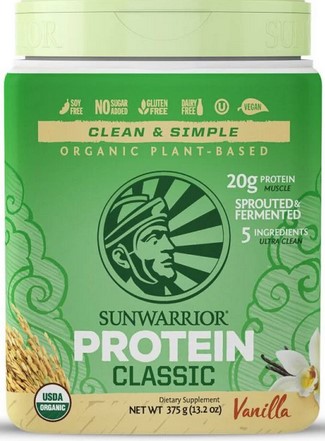 Sunwarrior Classic Protein Vanilla 375 g