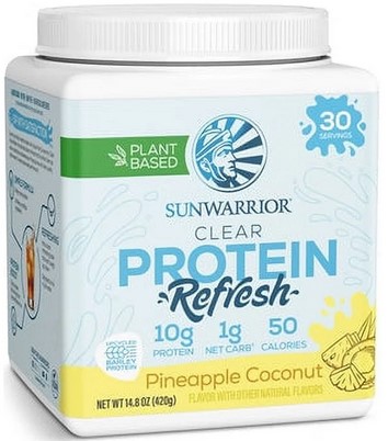 Sunwarrior Clear Protein Refresh Pineapple Coconut 420 g
