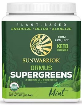 Sunwarrior Ormus Supergreens Mint 15.9 oz