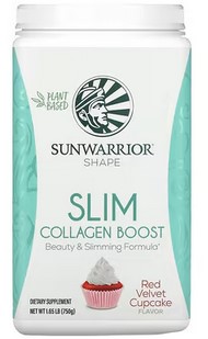 Sunwarrior Shape Collagen Slim Red Velvet Cupcake 750 g