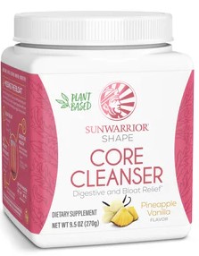 Sunwarrior Shape Core Cleanser Digest Pineapple Vanilla 270 g