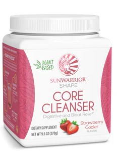 Sunwarrior Shape Core Cleanser Digest Strawberry Cooler 270 g