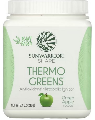 Sunwarrior Shape Thermo Greens Green Apple 210 g