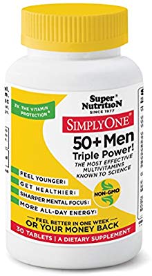 Super Nutrition SimplyOne 50+ Men 30 Tabs      TEMPORARILY UNAVAILABLE