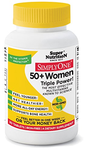 Super Nutrition SimplyOne 50+ Women - Iron-Free 30 Loz     TEMPORARILY UNAVAILABLE