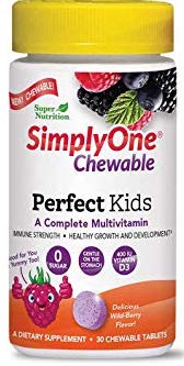 Super Nutrition SimplyOne Kids Chewable 30 Loz       TEMPORARILY UNAVAILABLE