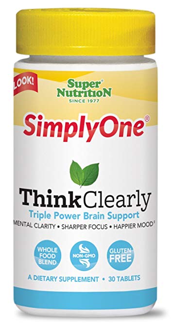Super Nutrition SimplyOne Think Clearly 30 Tabs  TEMPORARILY UNAVAILABLE