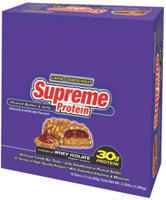 Supreme Protein Bar Peanut Butter & Jelly Carb Conscious 12 bars/box TEMPORARELY UNAVAILABLE