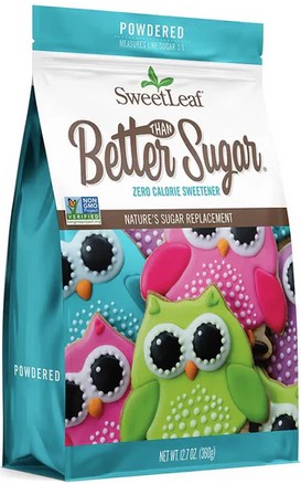 Sweetleaf Stevia - Sweetleaf Better Than Sugar Powdered Sweetener 12.7 ounce
