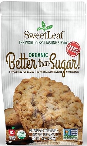 Sweetleaf Stevia - Sweetleaf Organic Better Than Sugar Granular Sweetener 14 ounce      TEMPORARILY UNAVAILABLE