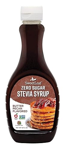 Sweetleaf Stevia - Sweetleaf Stevia Syrup Butter Pecan 12 ounce