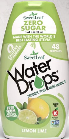 Sweetleaf Stevia - Water Drops Lemon Lime 1.62 ounce