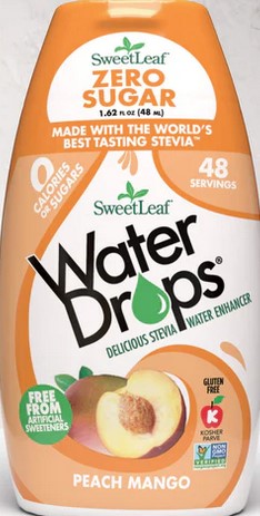 Sweetleaf Stevia - Water Drops Peach Mango 1.62 ounce