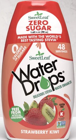 Sweetleaf Stevia - Water Drops Strawberry Kiwi 1.62 ounce