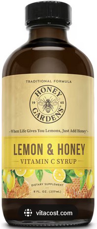 Syrup- Honey Lemon 8 oz