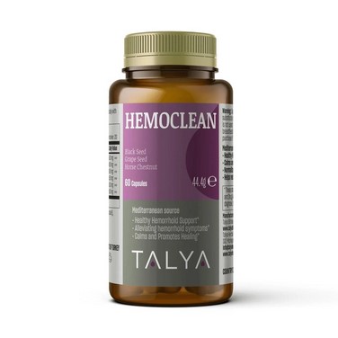 Talya Herbal HemoClean Hemorrhoid Support 60 cap