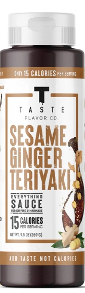 Taste Flavor 15 Calories 9.5 oz Sesame Ginger Teriyaki Flavor  18 Servings