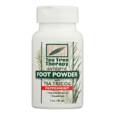 Tea Tree Therapy Antiseptic Foot Powder w/ Peppermint 3 ounce