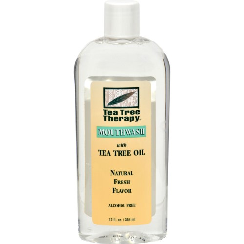Tea Tree Therapy Natural Mouthwash Alcohol Free Tea Tree 12 ounce