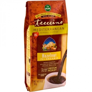 Teeccino Hazelnut Herbal Coffee 11 oz Bag