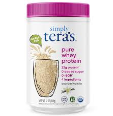 Tera's Whey Cow Whey rBGH Free Bourbon Vanilla 12 OZ