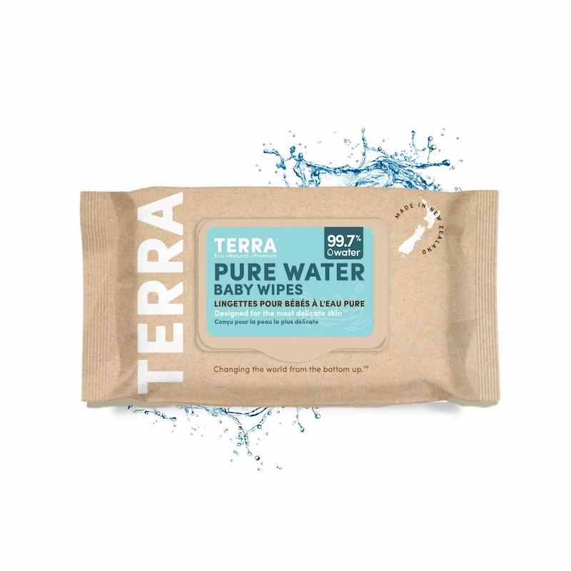 Terra Eco Wipes Baby Nz Water 70 Ea