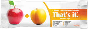 That's It Fruit Bar,Apple&Apricot   12 bars