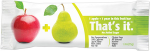 That's It Fruit Bar,Apple&Pear      12 bars