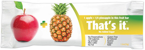 That's It Fruit Bar,Apple&Pinapple  12 bars-OUT OF STOCK