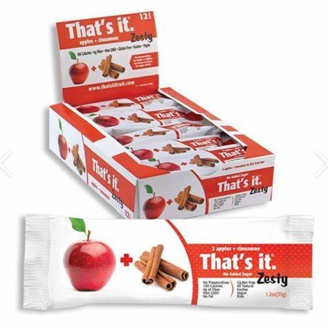 Thats It Fruit Bar,Zsty Appl Cinn  12 / 1.2oz