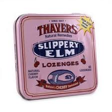 Thayers - Cherry Slippery Elm Lozenges 42 Ct-OUT OF STOCK