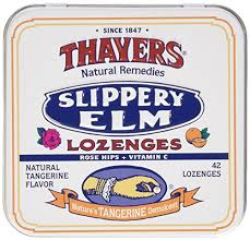 Thayers - Tangerine Slippery Elm Lozenges 42 Ct-OUT OF STOCK