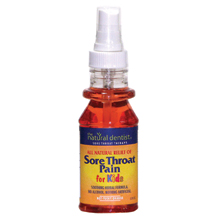The Natural Dentist SORE THROAT SPRAY,ORANGE  1/3.75 OZ