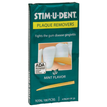 The Natural Dentist STIM U DENT,MINT,TRAY 100 CT