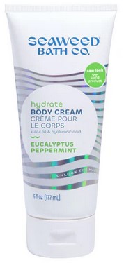 The Seaweed Bath Co. -  Hydrate Body Cream - Eucalyptus Peppermint  6 oz