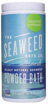 The Seaweed Bath Co. -  Powder Bath Eucalyptus Peppermint 16.8 oz
