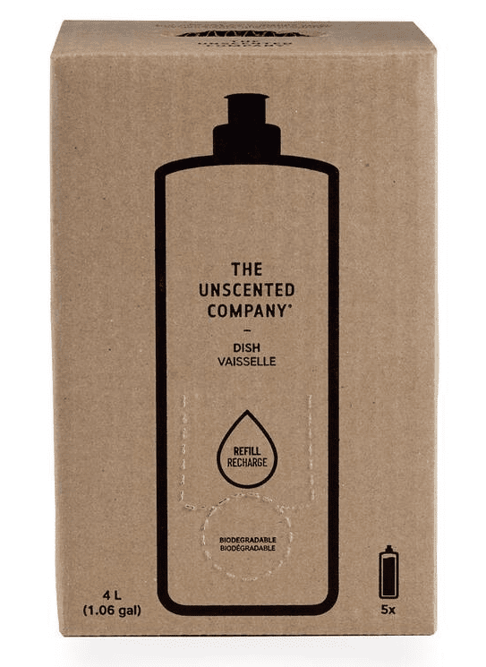 The Unscented Company Liquid Dish Soap Home Refill 135.2 ounce