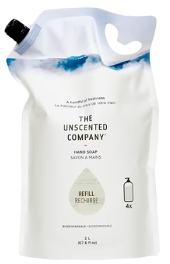 The Unscented Company Liquid Hand Soap Refill Pouch 67.6 ounce