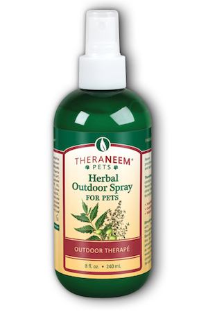 Theraneem Herbal Outdoor Spray for Pets Vegan, Spray, Fragrance Free 8oz Plastic Bottle     TEMPORARILY UNAVAILABLE