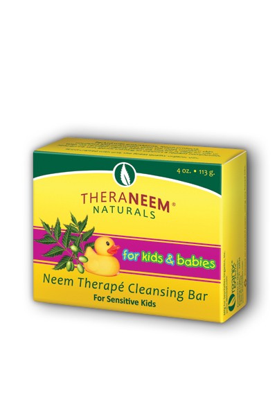 Theraneem Kids & Babies Cleansing Bar Vegan, Citrus 4oz Carton     TEMPORARILY UNAVAILABLE
