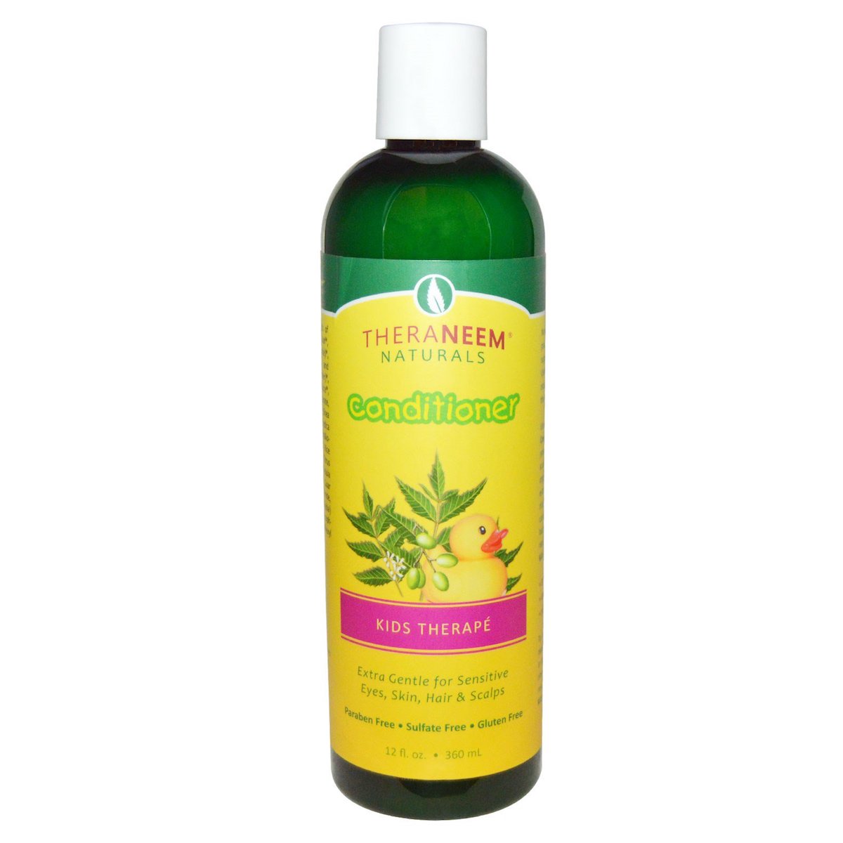 Theraneem Kids Therape Conditioner Vegan, Liquid, Citrus 12oz Plastic Bottle