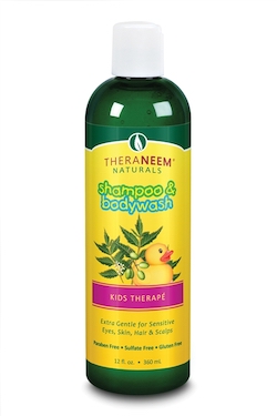 Theraneem Kids Therape Shampoo/Bodywash Vegan, Liquid, Citrus 12oz Plastic Bottle      TEMPORARILY UNAVAILABLE
