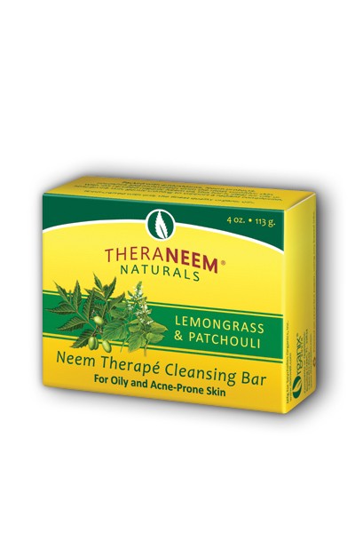 Theraneem Lemongrass Patchouli & Neem Oil Soap Vegan, Bar, Patchouli 4oz Carton      TEMPORARILY UNAVAILABLE