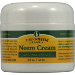 Theraneem Neem Cream, Vanilla 2oz Jar
