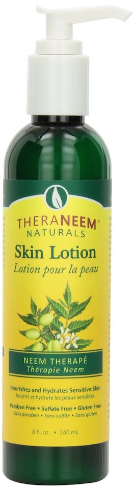 Theraneem Neem Leaf & Aloe Gel Vegan, Fragrance Free 8oz Plastic Bottle